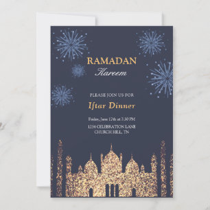 Elegant Iftar Einladung
