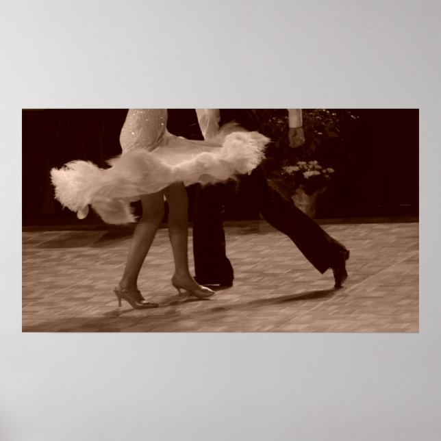 Elegant im Tanz Poster (Vorne)