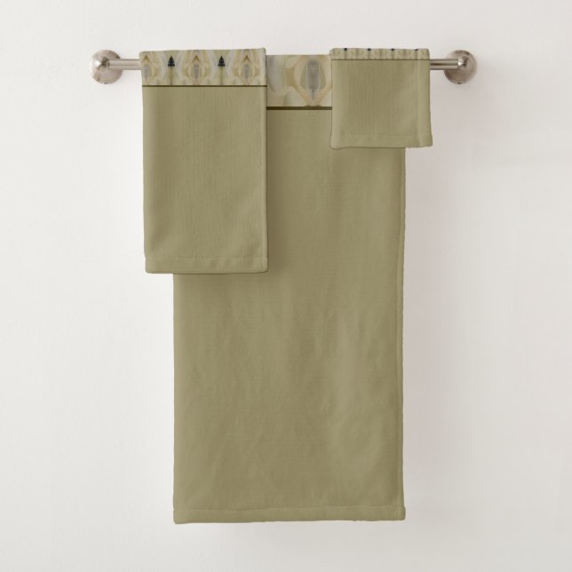 Elegant in Beige und Grau Badhandtuch Set (Insitu)