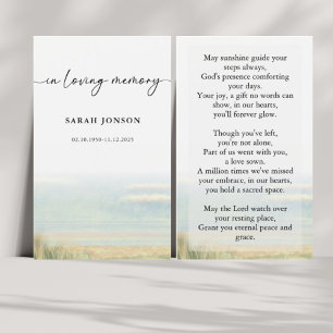 Elegant in Love Memory Funeral Gedenkgebet