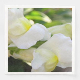 Elegant in Weiß Serviette