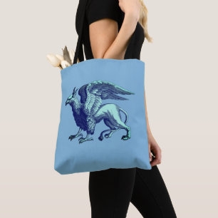 Elegant Indigo Blue Griffin - Legendäre Bestie