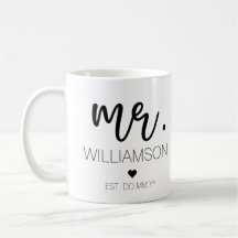 Elegant Individuelle Name Wedding New Couple Gift
