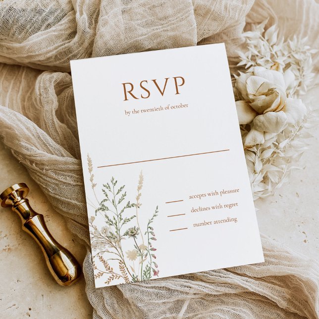 Elegant Initial Script Monogram Black Wedding RSVP Karte (Von Creator hochgeladen)