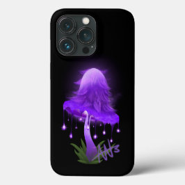 Elegant Inky Cap glühend Lila Pilz Case-Mate iPhone Hülle