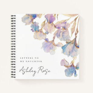 Elegant Iris Keepake Briefe an meine Tochter Notizbuch
