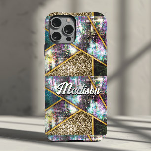 Elegant irisierend Mädchen geometrisch Case-Mate iPhone Hülle