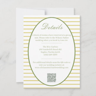 Elegant Island Citrus Details Enclosure Card Mitteilungskarte