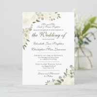 Elegant Ivory White Boho feierliche Hochzeit