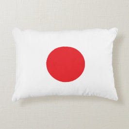 Elegant Japan Flag Inspired Minimal Dekokissen