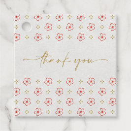 Elegant Japanese Plum Blossom Geschenkanhänger