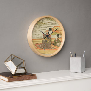 Elegant Japanisch Art Bedroom Clock Uhr