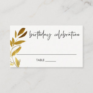 ELEGANT JEDER ALTER GOLD GELBE FAUNA SCHREIBEN GEB PLATZKARTE