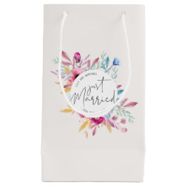 Elegant Just Married Wedding | Geschenktasche Kleine Geschenktüte