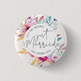 Elegant Just Married Wedding | Schaltfläche Button