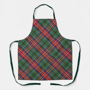 Elegant Karo Rot Grün Rustikales Tartan Schürze