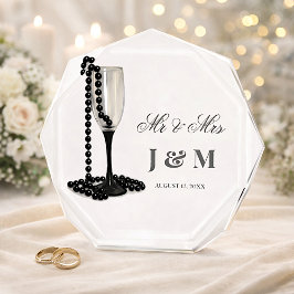 Elegant Keepsake Newlyweds Gift Bride Groom Fotoblock
