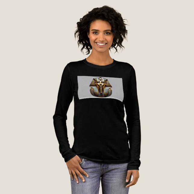  Elegant King Tut Pharaoh Tee – Women’s Ancient Eg (Volle Vorderseite)