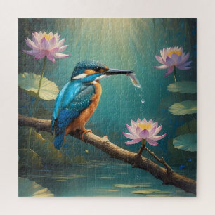 Elegant Kingfisher Bird Puzzle