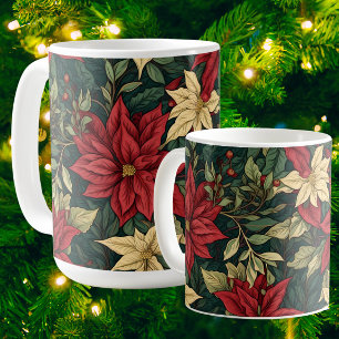 Elegant klassische Weihnachts-Poinsettie von Willi Kaffeetasse