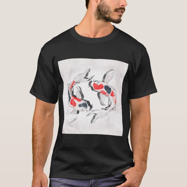 Elegant Koi Fish Nature T-Shirt (Vorderseite)