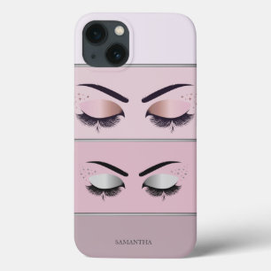 Elegant Kühl Modern Chic Gestreift, Wimpern Case-Mate iPhone Hülle