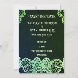 Elegant Lace" Einladung zur Hochzeit