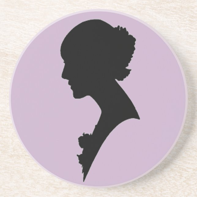 ELEGANT LADY CAMEO SANDSTONE UNTERSETZER (Vorne)