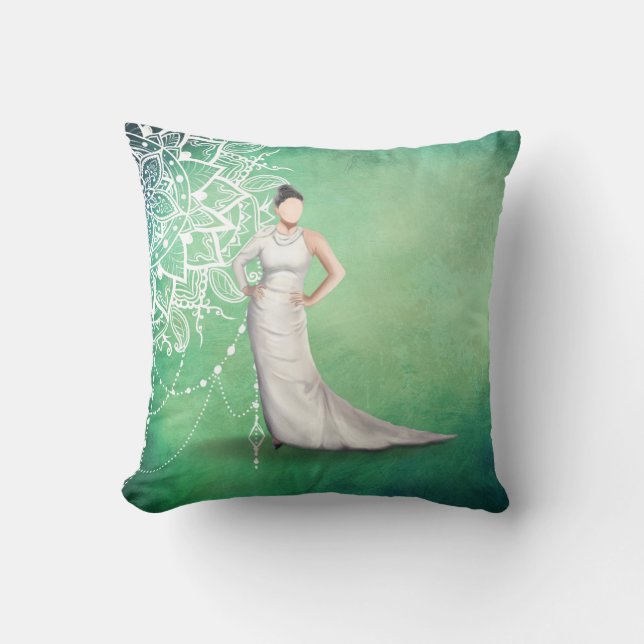 Elegant Lady Pillow Kissen (Vorderseite)