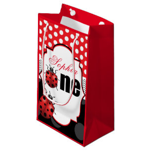 Elegant Ladybug Erster Geburtstag Kleine Geschenktüte