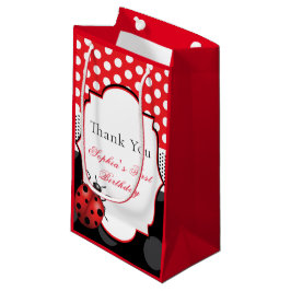 Elegant Ladybug Personalisiert Danke Kleine Geschenktüte