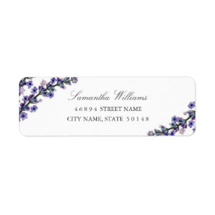 Elegant Lavender Address Labels