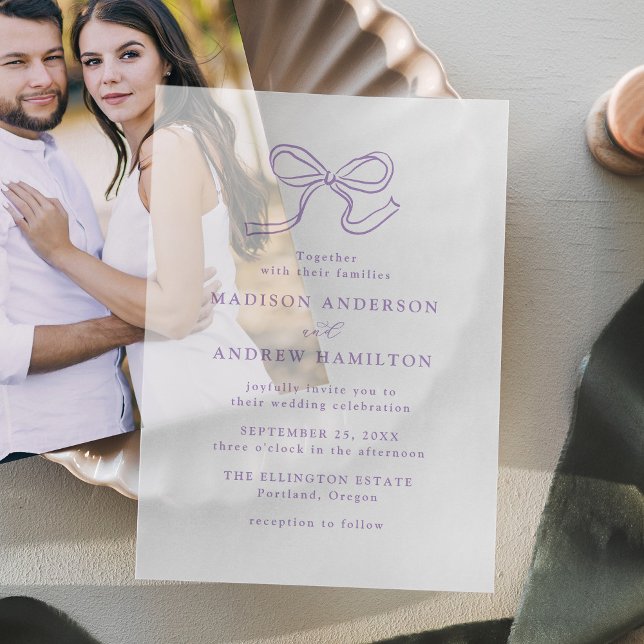 Elegant Lavender Bow Wedding (Von Creator hochgeladen)