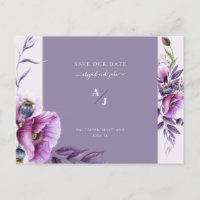 Elegant Lavender Floral Wedding Rettete unser Datu