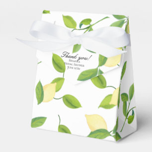 Elegant Lemon Theme Favor Box Geschenkschachtel