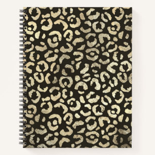 Elegant Leopard Print Notizbuch