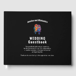 Elegant 🌈 LGBTQ Eternal Unity Hochzeit Gästebuch