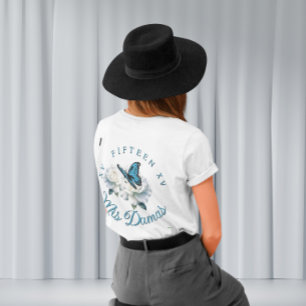 Elegant Light Blue Quinceañera - Damas Geschenk Cu T-Shirt