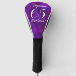 Elegant Lila 65 und müde Golf Headcover