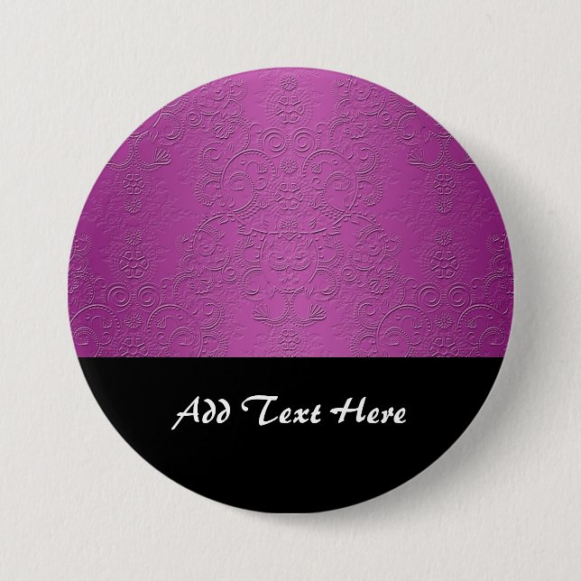 Elegant Lila Button (Vorderseite)