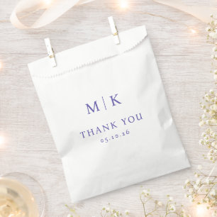 Elegant Lila Dankbarkeit Geschenktütchen
