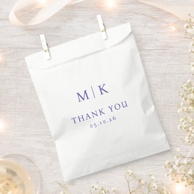 Elegant Lila Dankbarkeit Geschenktütchen (Ausgeschnitten)