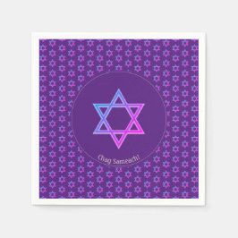 Elegant Lila | STAR DAVID Paper Serviette