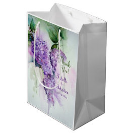 Elegant Lilac Blume Hochzeit Mittlere Geschenktüte