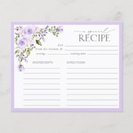 Elegant Lilac Lavender Floral Brautparty