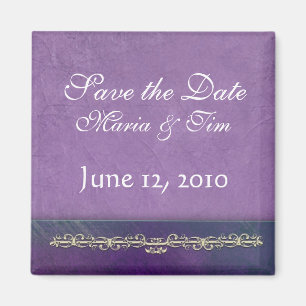 Elegant lilac speichert den Datums-Magneten Magnet