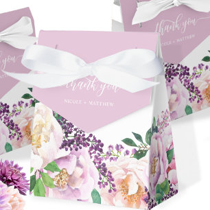 Elegant Lilac und Lila Pastel Floral Geschenkschachtel