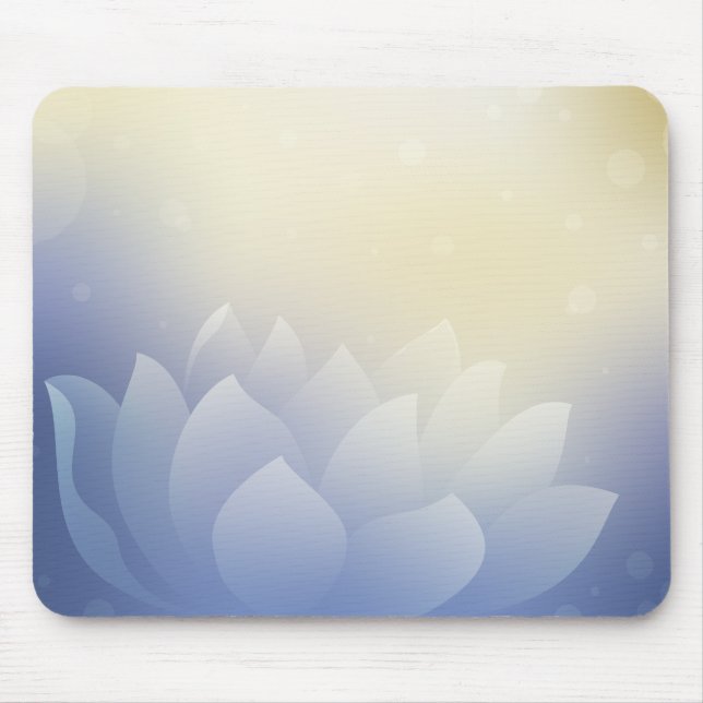 Elegant Lotus Blume Mouse Pad Mousepad (Vorne)