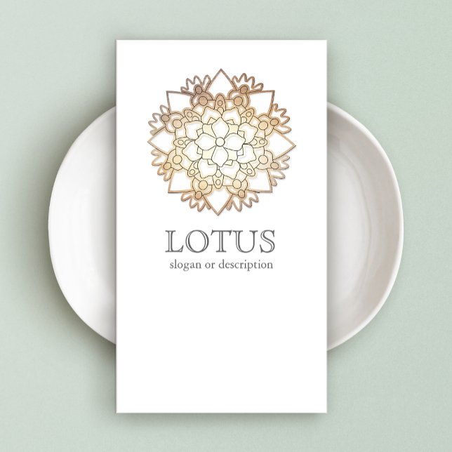Elegant Lotus Women's Fashion Boutique White Visitenkarte (Von Creator hochgeladen)