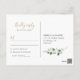 Elegant Lush Eukalyptus Greenery UAwg Postkarte (Rückseite)